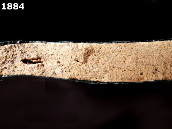 SEVILLA BLUE ON BLUE specimen 1884 side view