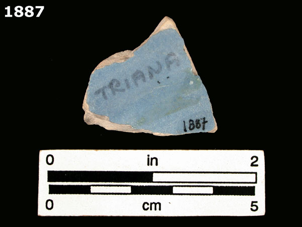 SEVILLA BLUE ON BLUE specimen 1887 rear view