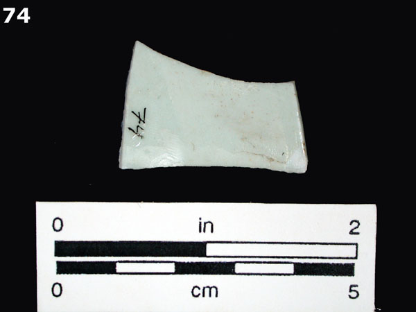 PORCELAIN, CANTON specimen 74 rear view