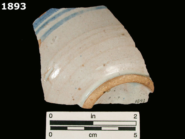 SEVILLA BLUE ON WHITE specimen 1893 rear view