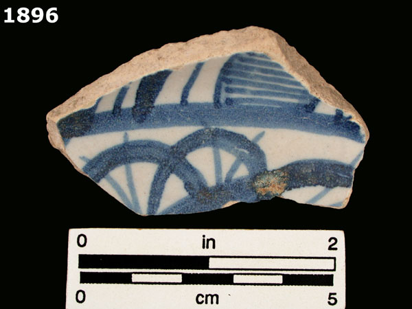 ICHTUCKNEE BLUE ON WHITE specimen 1896 front view