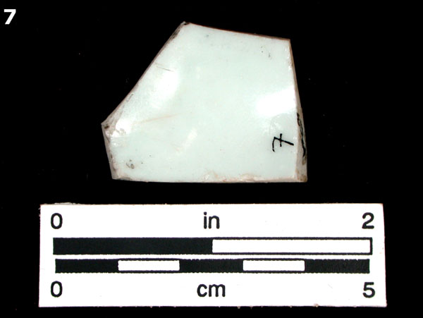 PORCELAIN, CH ING BLUE ON WHITE specimen 7 rear view