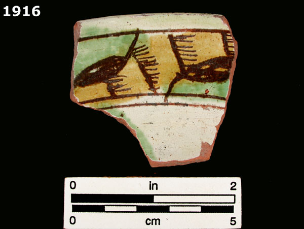 ROMITA SGRAFFITO specimen 1916 front view