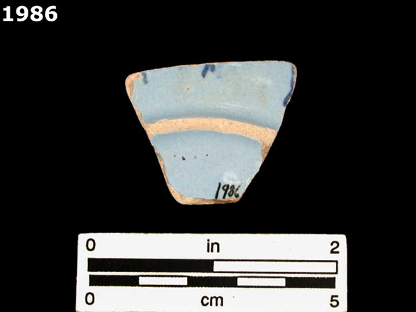 LIGURIAN BLUE ON BLUE specimen 1986 rear view
