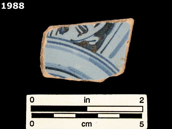 LIGURIAN BLUE ON BLUE specimen 1988 front view