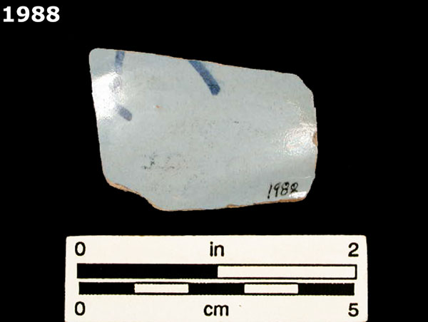 LIGURIAN BLUE ON BLUE specimen 1988 rear view