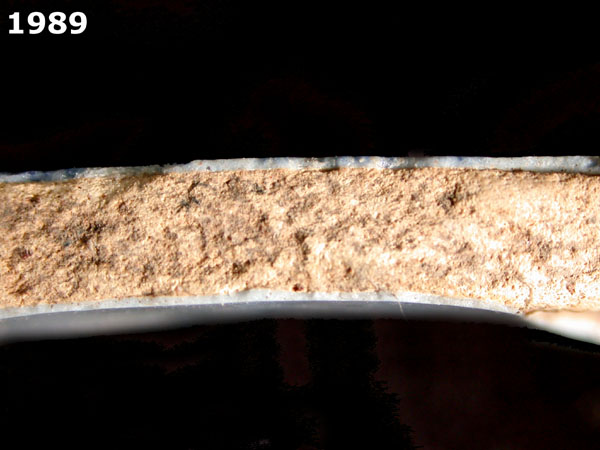 SEVILLA BLUE ON BLUE  specimen 1989 side view