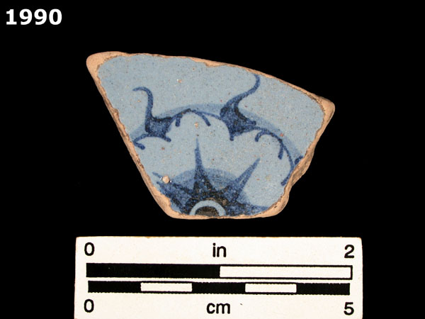 LIGURIAN BLUE ON BLUE specimen 1990 front view