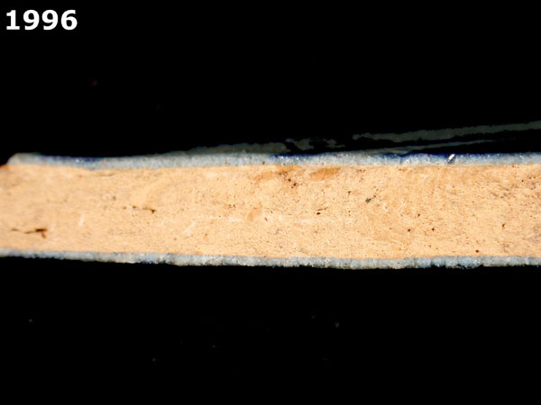 LIGURIAN BLUE ON BLUE specimen 1996 side view