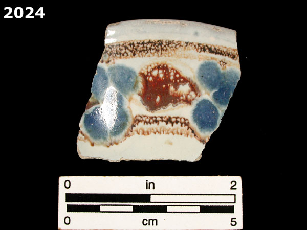 UNIDENTIFIED POLYCHROME MAJOLICA, MEXICO (19th CENTURY) specimen 2024 front view