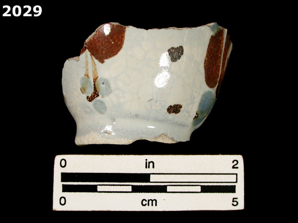 UNIDENTIFIED POLYCHROME MAJOLICA, MEXICO (19th CENTURY) specimen 2029 