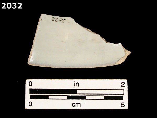 UNIDENTIFIED POLYCHROME MAJOLICA, MEXICO (19th CENTURY) specimen 2032 rear view