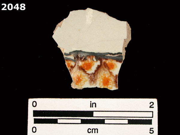 UNIDENTIFIED POLYCHROME MAJOLICA, PUEBLA TRADITION specimen 2048 