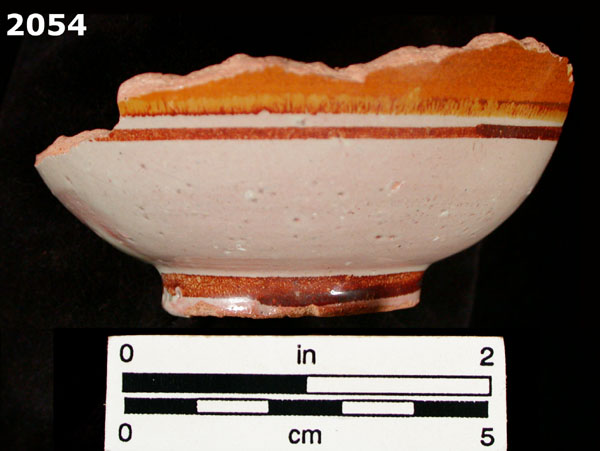 UNIDENTIFIED POLYCHROME MAJOLICA, MEXICO CITY TRADITION specimen 2054 front view