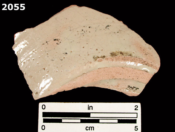 UNIDENTIFIED POLYCHROME MAJOLICA, MEXICO CITY TRADITION specimen 2055 rear view