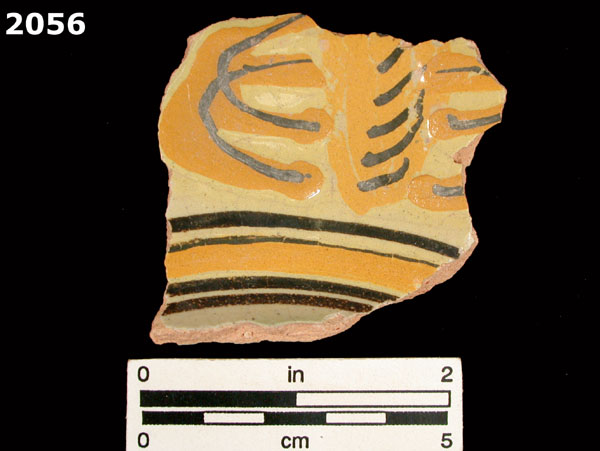 UNIDENTIFIED POLYCHROME MAJOLICA, MEXICO CITY TRADITION specimen 2056 