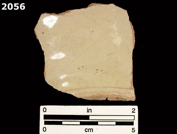 UNIDENTIFIED POLYCHROME MAJOLICA, MEXICO CITY TRADITION specimen 2056 rear view