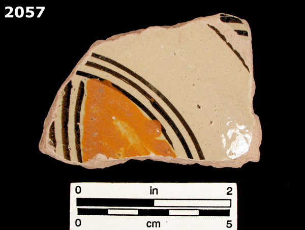 UNIDENTIFIED POLYCHROME MAJOLICA, MEXICO CITY TRADITION specimen 2057 