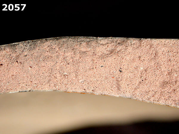 UNIDENTIFIED POLYCHROME MAJOLICA, MEXICO CITY TRADITION specimen 2057 side view