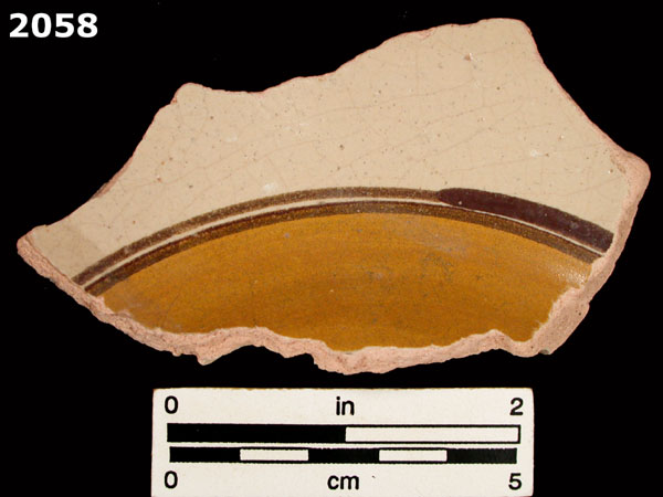 UNIDENTIFIED POLYCHROME MAJOLICA, MEXICO CITY TRADITION specimen 2058 