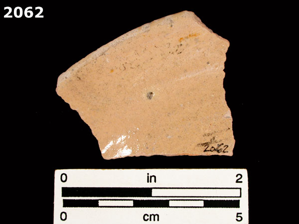 UNIDENTIFIED POLYCHROME MAJOLICA, MEXICO CITY TRADITION specimen 2062 rear view