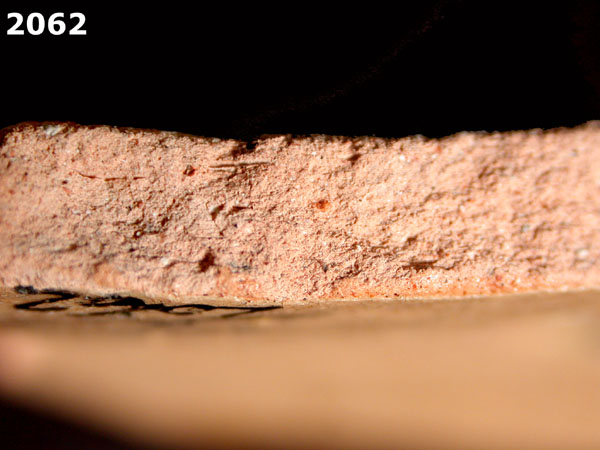 UNIDENTIFIED POLYCHROME MAJOLICA, MEXICO CITY TRADITION specimen 2062 side view