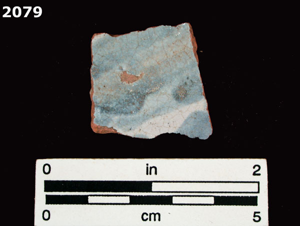 PANAMA BLUE ON WHITE specimen 2079 
