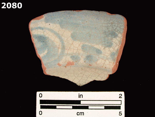 PANAMA BLUE ON WHITE specimen 2080 