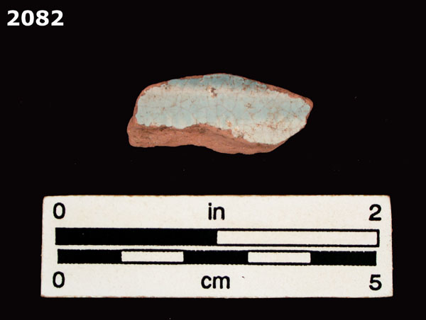 PANAMA BLUE ON WHITE specimen 2082 