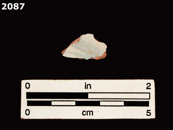 PANAMA BLUE ON WHITE specimen 2087 