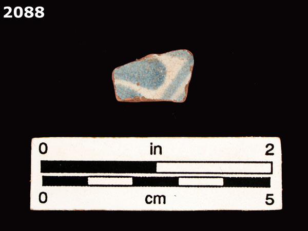 PANAMA BLUE ON WHITE specimen 2088 