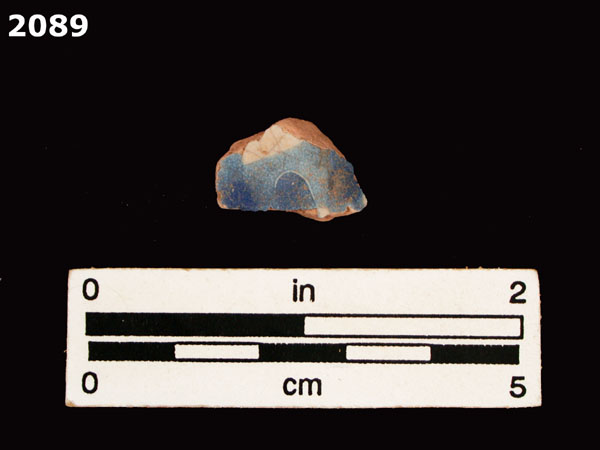PANAMA BLUE ON WHITE specimen 2089 