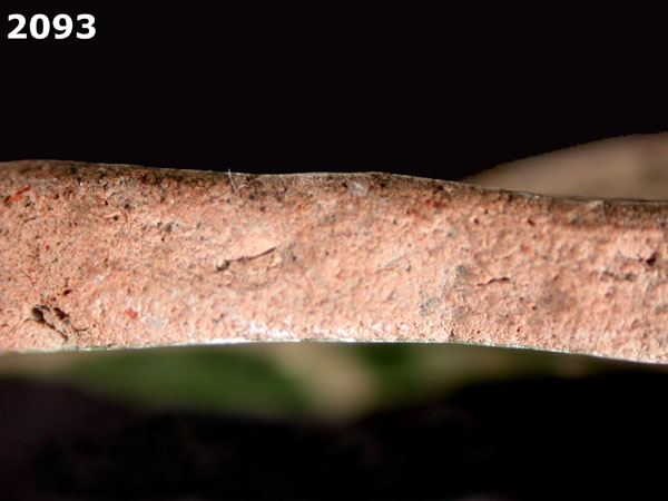 MEXICO CITY GREEN ON CREAM specimen 2093 side view