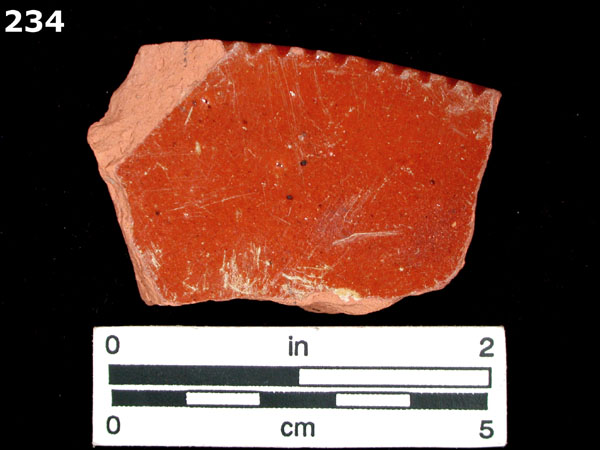 SLIPWARE, MORAVIAN specimen 234 