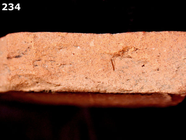 SLIPWARE, MORAVIAN specimen 234 side view