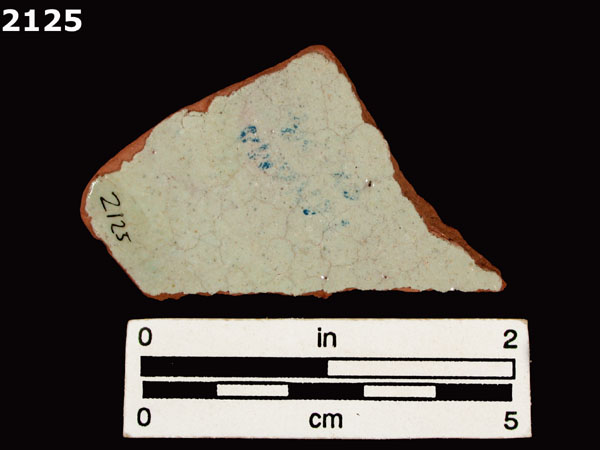 PANAMA POLYCHROME-TYPE A specimen 2125 rear view