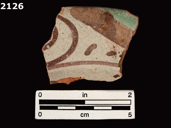 PANAMA POLYCHROME-TYPE A specimen 2126 front view