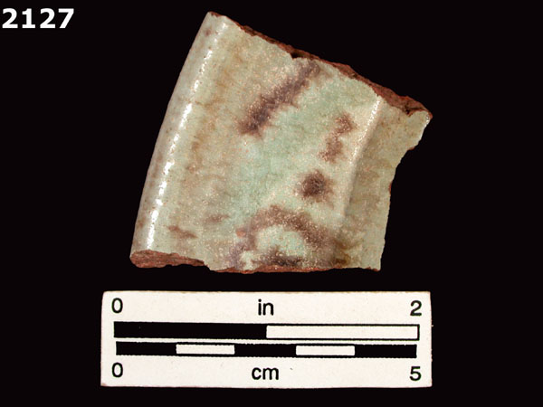 PANAMA POLYCHROME-TYPE A specimen 2127 front view
