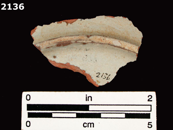 PANAMA POLYCHROME-TYPE A specimen 2136 rear view