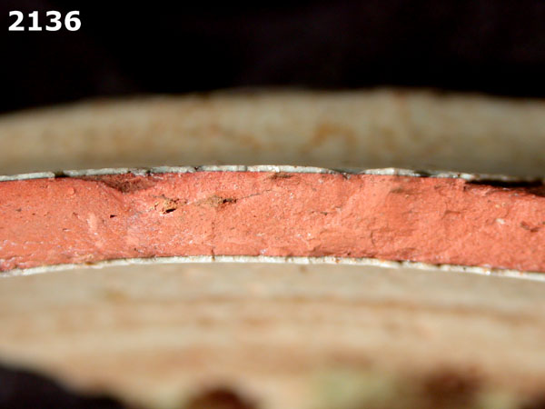 PANAMA POLYCHROME-TYPE A specimen 2136 side view