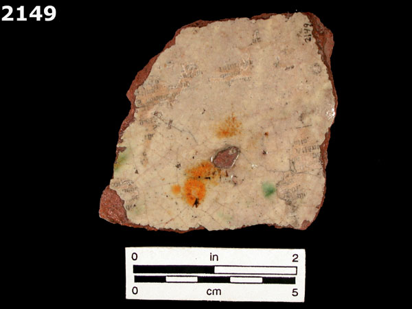 GUATEMALA POLYCHROME specimen 2149 rear view