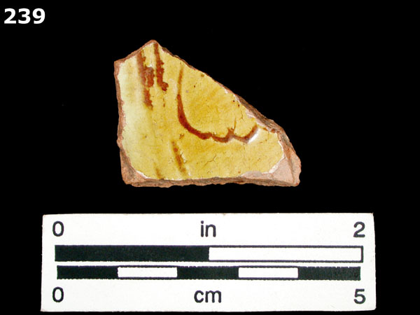 SLIPWARE, SGRAFFITO specimen 239 