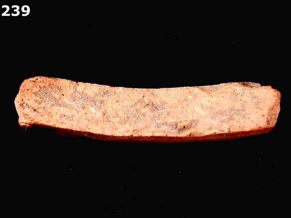 SLIPWARE, SGRAFFITO specimen 239 side view