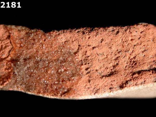 PANAMA POLYCHROME-TYPE A specimen 2181 side view