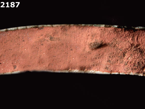 PANAMA POLYCHROME-TYPE A specimen 2187 side view