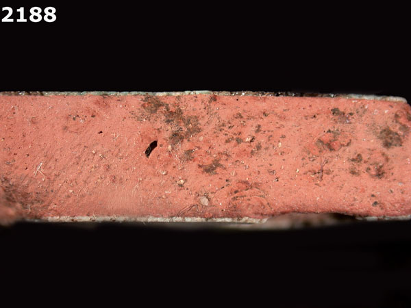 PANAMA POLYCHROME-TYPE A specimen 2188 side view