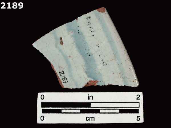 PANAMA POLYCHROME-TYPE A specimen 2189 rear view