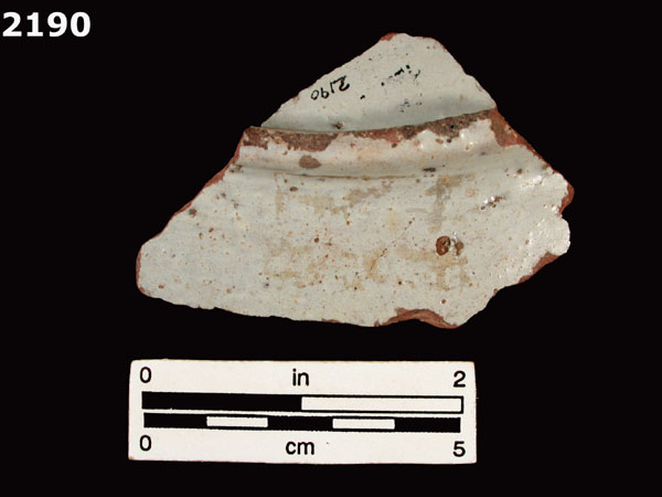 PANAMA POLYCHROME-TYPE A specimen 2190 rear view