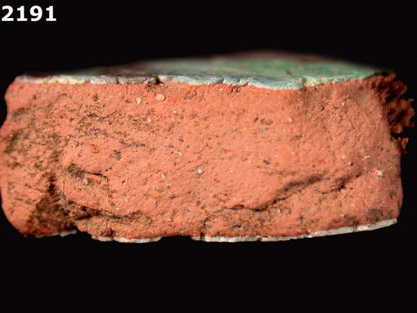 PANAMA POLYCHROME-TYPE A specimen 2191 side view