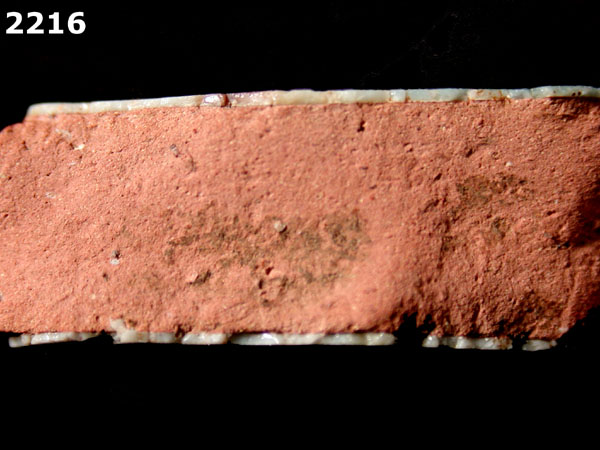 PANAMA POLYCHROME-TYPE A specimen 2216 side view